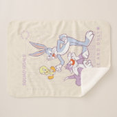 BUGS BUNNY™, TWEETY™, SYLVESTER™ Squad Goals Sherpadecke (Vorderseite (Horizontal))