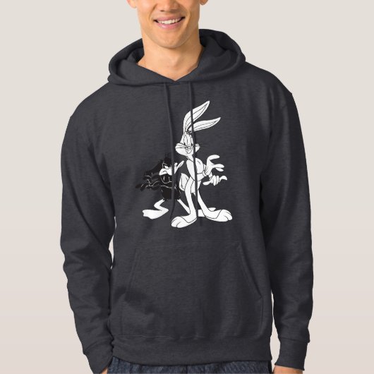 BUGS BUNNY™ UND DAFFY DUCK™ HOODIE (Vorderseite)