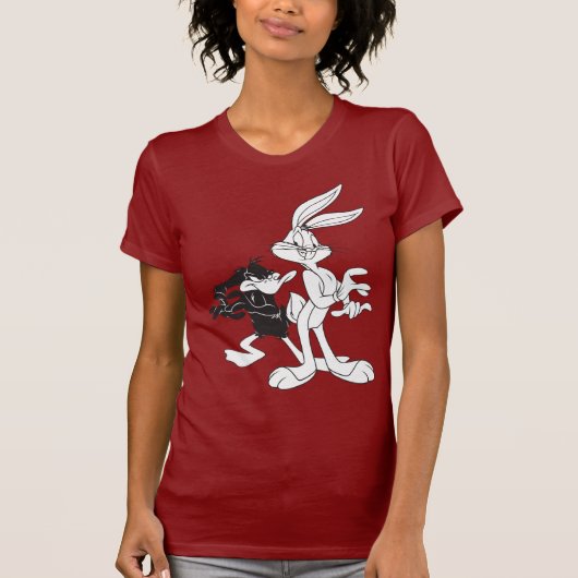 BUGS BUNNY™ UND DAFFY DUCK™ T-Shirt (Vorderseite)