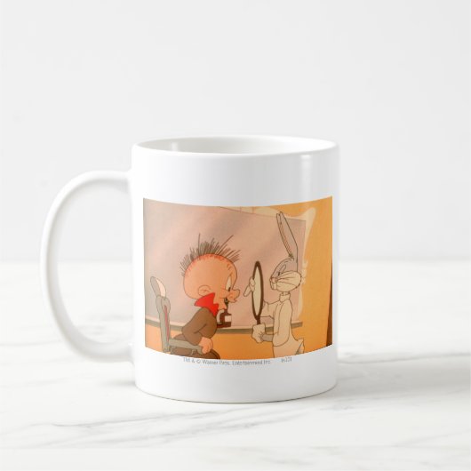 BUGS BUNNY™ und ELMER FUDD™ 2 Kaffeetasse (Links)