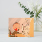 BUGS BUNNY™ und ELMER FUDD™ 2 Postkarte (Stehend Vorderseite)