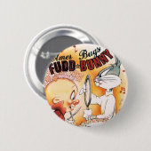 BUGS BUNNY™ und ELMER FUDD™ Musical Button (Vorne & Hinten)