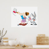 BUGS BUNNY™ und ELMER FUDD™ Poster (Küche)