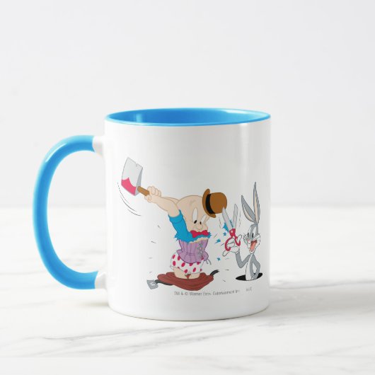 BUGS BUNNY™ und ELMER FUDD™ Tasse (Links)