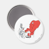 BUGS BUNNY™ und Gossamer 2 Magnet (Vorderseite/Rückseite)