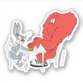 BUGS BUNNY™ und Gossamer Aufkleber (Vorderseite)