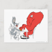 BUGS BUNNY™ und Gossamer Postkarte (Vorderseite)
