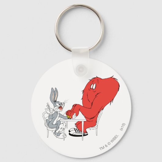 BUGS BUNNY™ und Gossamer Schlüsselanhänger (Vorderseite)