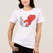BUGS BUNNY™ und Gossamer Tri-Blend Shirt (Vorderseite)