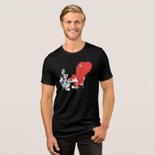 BUGS BUNNY™ und Gossamer Tri-Blend Shirt (Vorderseite voll)