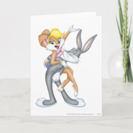 BUGS BUNNY™ und Lola Bunny 2 Karte