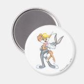 BUGS BUNNY™ und Lola Bunny 2 Magnet (Vorderseite/Rückseite)