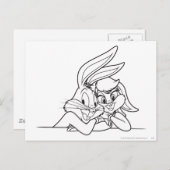 BUGS BUNNY™ und Lola Bunny 3 Postkarte (Vorne/Hinten)