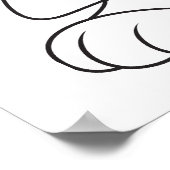 BUGS BUNNY™ und Lola Bunny Poster (Ecke)