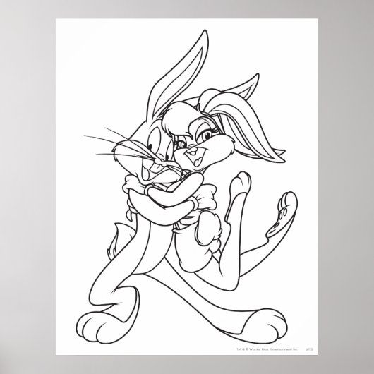 BUGS BUNNY™ und Lola Bunny Poster (Vorne)