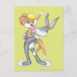 BUGS BUNNY™ und Lola Bunny Postkarte