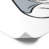 BUGS BUNNY™ und Lola Mistletoe Kiss Poster (Ecke)