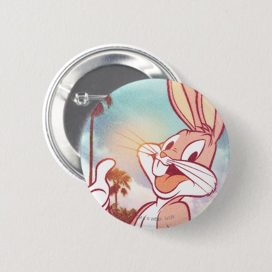 BUGS BUNNY™ Vacation Foto Button (Vorne & Hinten)