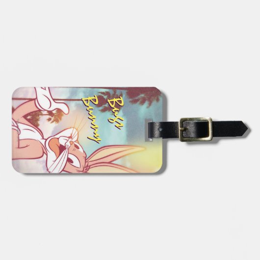 BUGS BUNNY™ Vacation Foto Gepäckanhänger (Vorderseite horizontal)