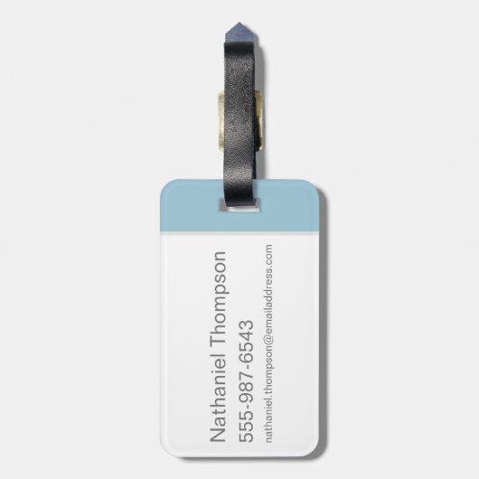 BUGS BUNNY™ Vacation Foto Gepäckanhänger (Rückseite vertikal)