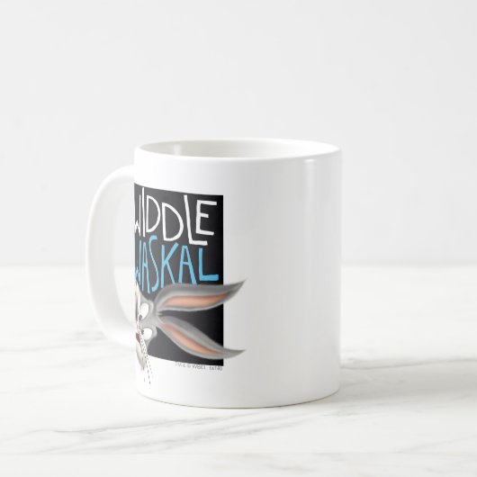 BUGS BUNNY™ - Waskal-Widdle Kaffeetasse (Vorderseite Links)