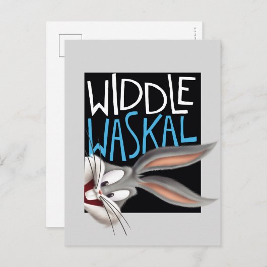 BUGS BUNNY™ - Waskal-Widdle Postkarte (Vorne/Hinten)