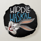 BUGS BUNNY™ - Waskal-Widdle Rundes Kissen (Rückseite)