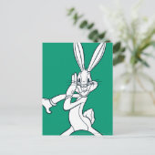BUGS BUNNY™ Whispering Postkarte (Stehend Vorderseite)