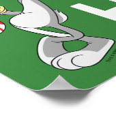 BUGS BUNNY™ With Candy Cane Poster (Ecke)
