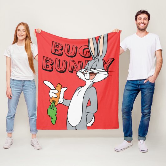 BUGS BUNNY™ With Carrot Fleecedecke (Beispiel)