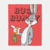 BUGS BUNNY™ With Carrot Fleecedecke (Vorderseite)