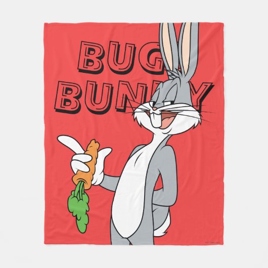 BUGS BUNNY™ With Carrot Fleecedecke (Vorderseite)