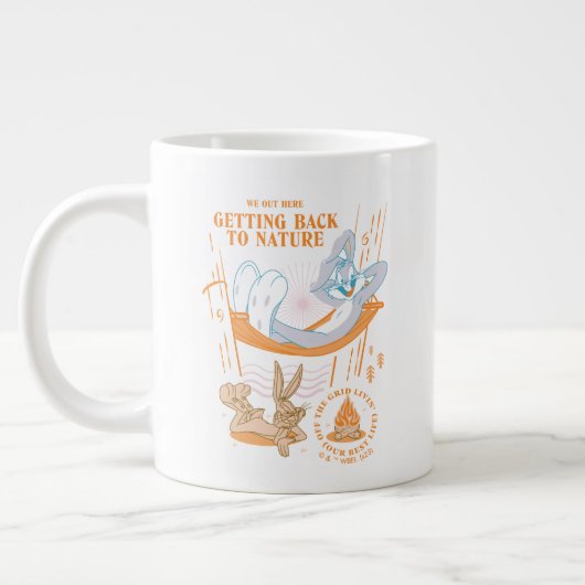 BUGS BUNNY™ - Zurück in die Natur Jumbo-Tasse (Links)