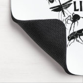 Bugs Don't Like You Either - Insect Bug Sder Funny Mousepad (Ecke)
