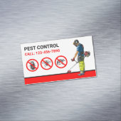 Bugs Entfernen Beruflicher Schädlingsbekämpfungs-K Magnetische Visitenkarte (Beispiel)