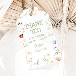 Bugs Girl Birthday Insect Party Thank You Geschenkanhänger