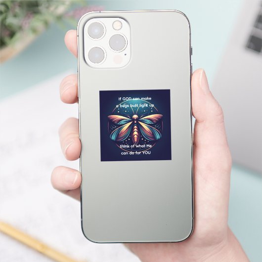 Bugs Hintern Light Up Firefly Blitze Bug Funny Aufkleber (Telefon)