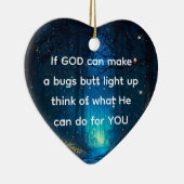 Bugs Hintern Light Up Firefly Blitze Bug Funny Keramik Ornament (Rechts)