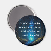 Bugs Hintern Light Up Firefly Blitze Bug Funny Magnet (Vorderseite/Rückseite)