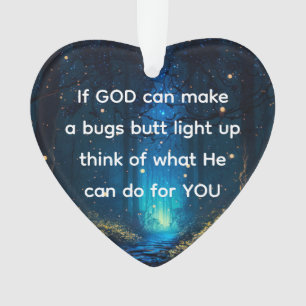 Bugs Hintern Light Up Firefly Blitze Bug Funny Ornament