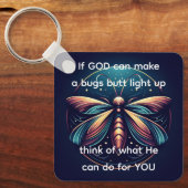 Bugs Hintern Light Up Firefly Blitze Bug Funny Schlüsselanhänger (Vorderseite)