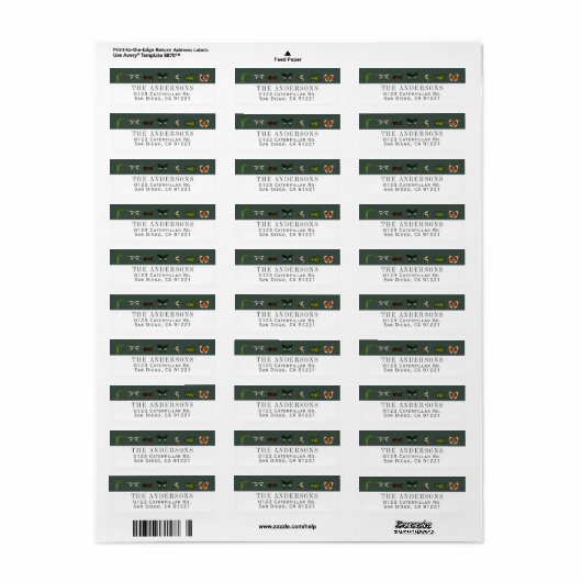 Bugs & Insects Return Address (Vorne)