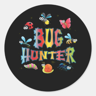 Bugs Insekten Ladybug Biologe Entomologie Student Runder Aufkleber