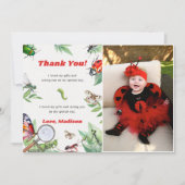 Bugs & Insekten Vintag Geburtstag Danke Karte (Vorderseite)