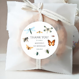 Bugs & Insekten Vintag Geburtstagsparty Geschenkanhänger