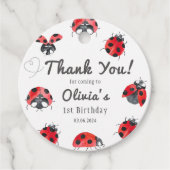 Bugs & Insekten Vintag Geburtstagsparty Geschenkanhänger (Vorderseite)