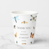 Bugs & Insekten Vintag Geburtstagsparty Pappbecher (Vorderseite)