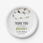 Bugs & Insekten Vintag Geburtstagsparty Pappteller (Vorderseite)