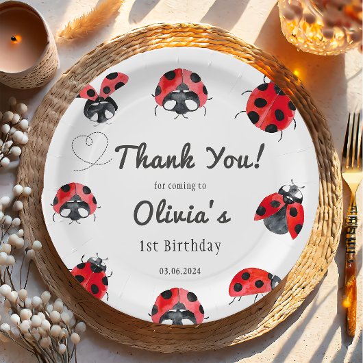 Bugs & Insekten Vintag Geburtstagsparty Pappteller