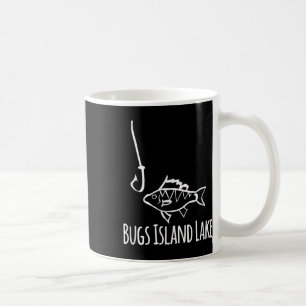Bugs Island Lake Virginia Fischen Fischhaken Cute Kaffeetasse